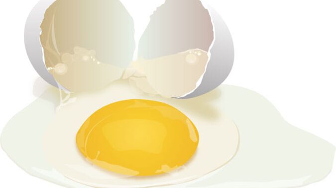 البيض للتخلص من الورم الحليمي في المنزل